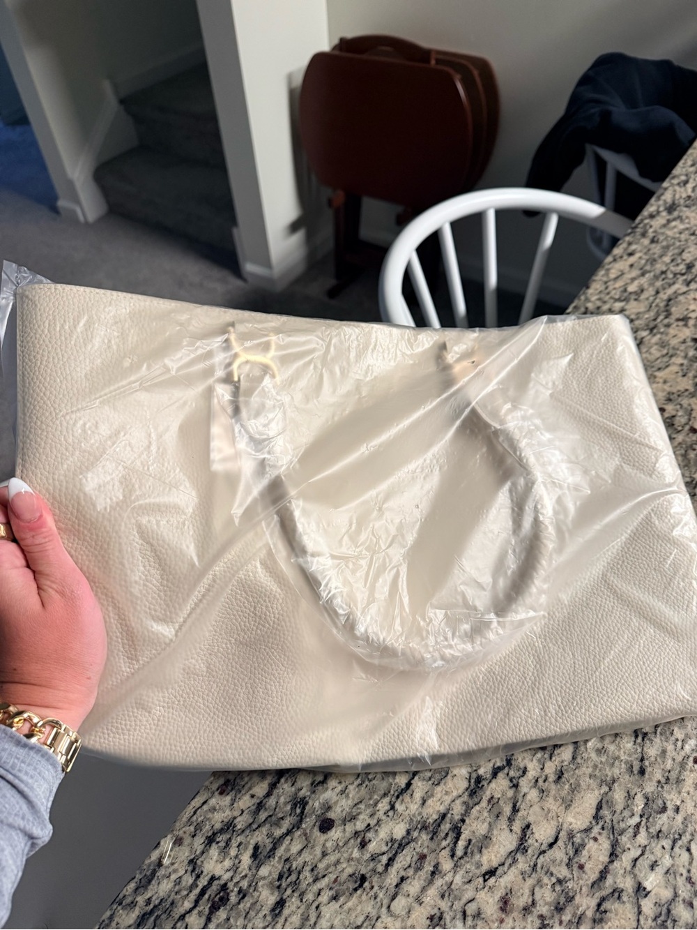 Ulta Beauty Cream Tote Bag